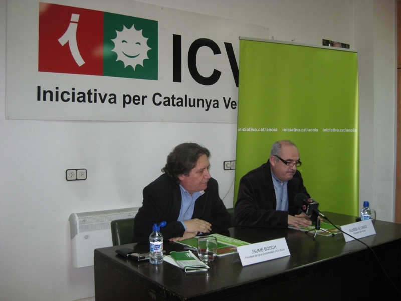 Eusebi Alonso amb Jaume Bosch, imatge d'arxiu