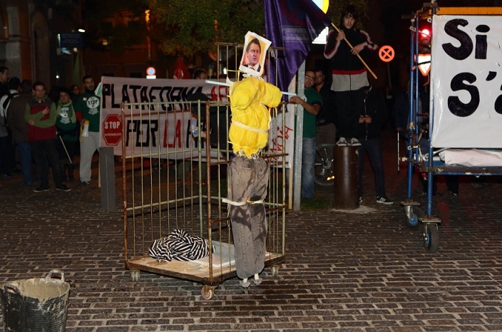 Manifestació de la vaga general, 14N