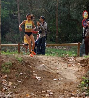 Paula Blasco, en una cursa anterior