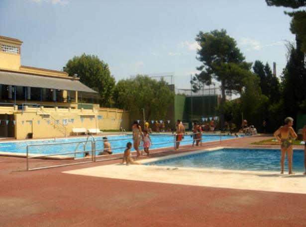 La piscina del Molí Nou, l'estiu passat