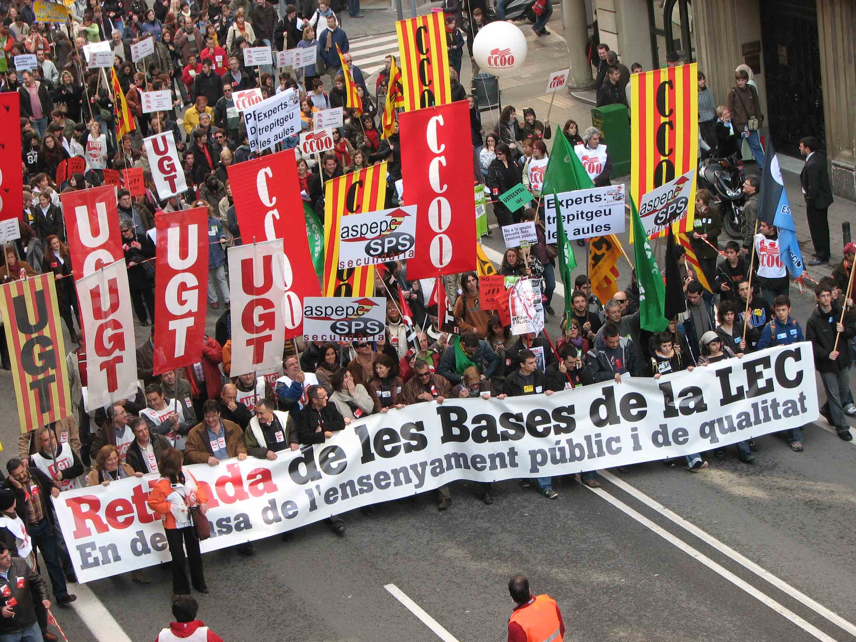 Manifestació del febrer