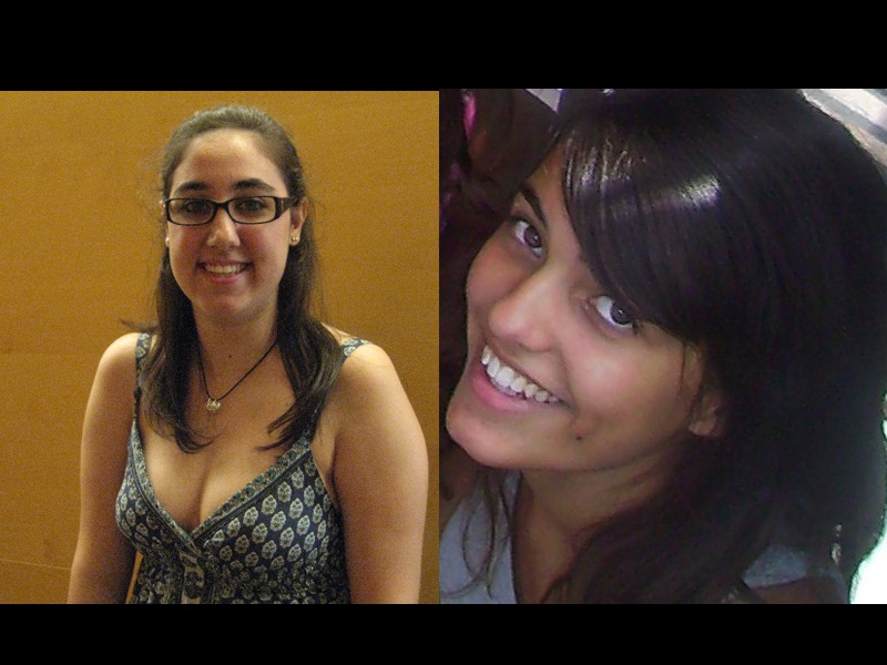 Aina Rodríguez i Claudia Briongos