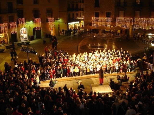 Concert de Nadal a la Plaça de l'Ajuntament d'Igualada