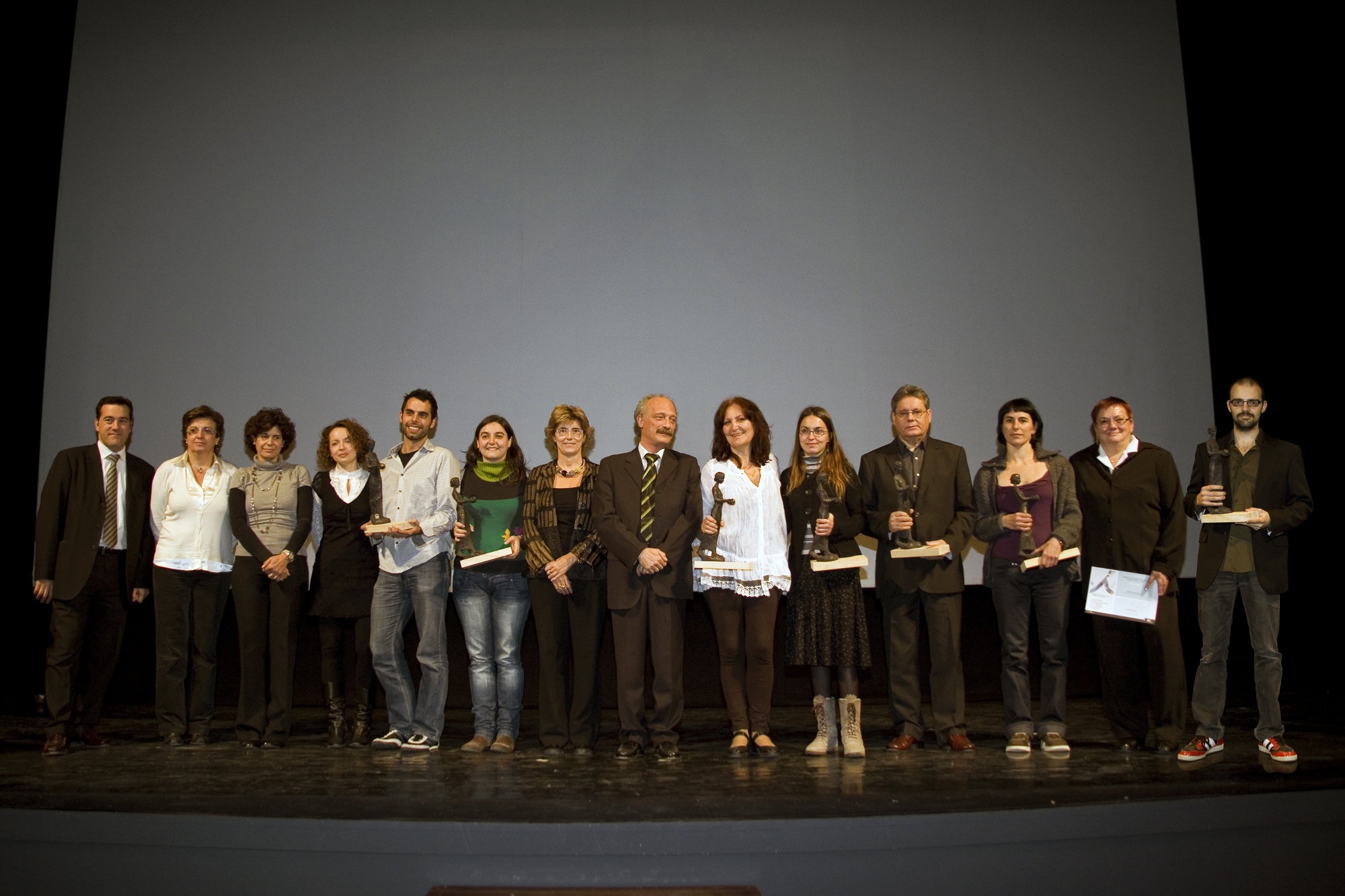 Els guardonats de l'edició anterior