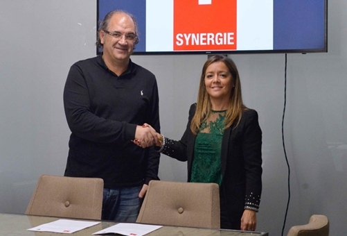 Francesc Jorba, amb Balcells, responsable de Synergie