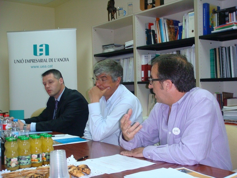 D'esquerra a dreta: Sergio Dacosta, Francisco Guisado i Pep Solé