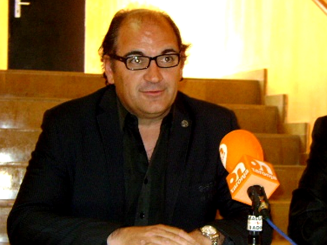 Francesc Jorba, en la seva època de regidor de l'Ajuntament d'Òdena