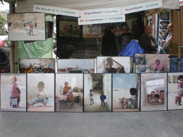 Mostra fotogràfica que Montbui Solidari va fer per la Castanyada