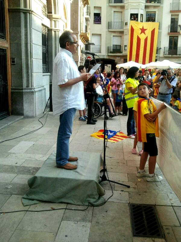 Antoni Dalmau durant el parlament