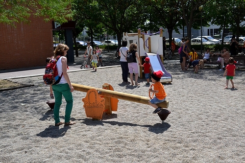 Inauguració del nou parc d'en Patufet