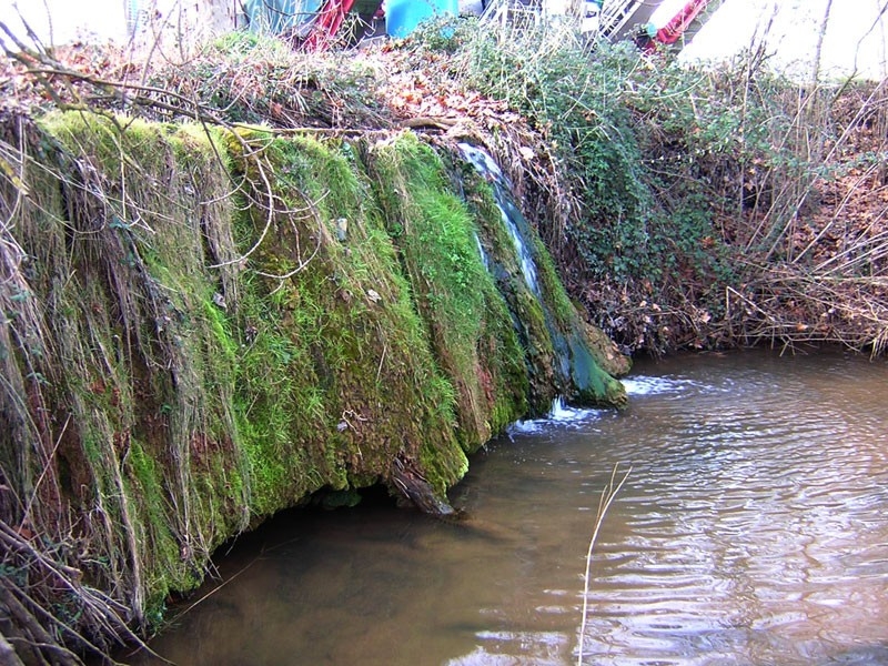 L'assut abans d'obrir la resclosa