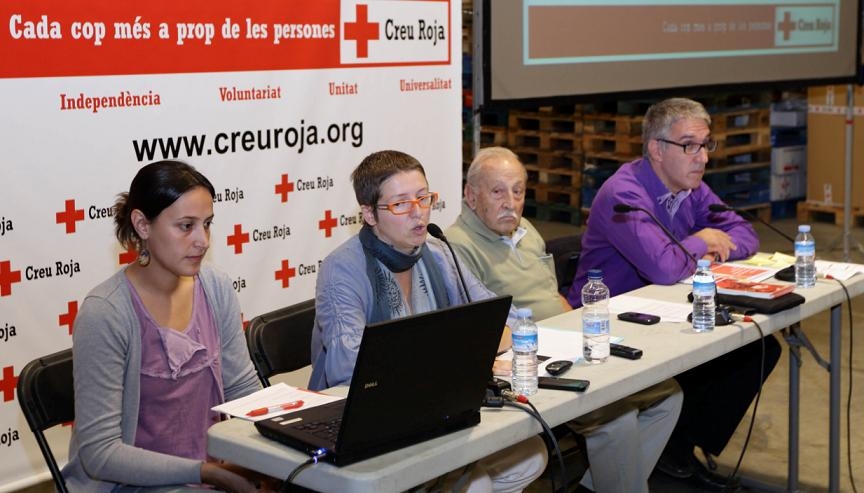 Presentació de la memòria Creu Roja. Foto: S. Carbonell