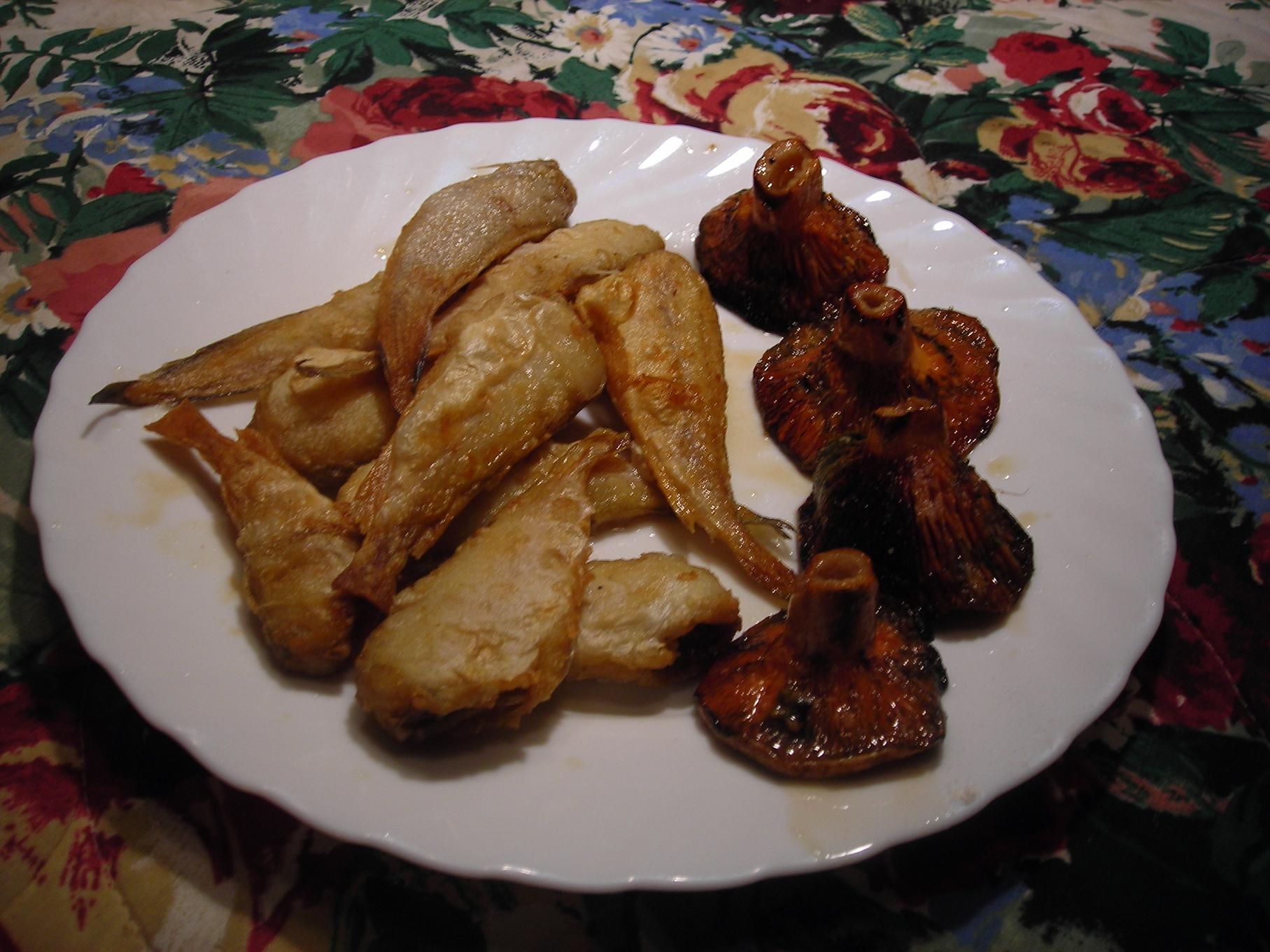 Mòlleres fregides amb rovellons