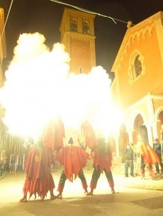 Diables durant la festa