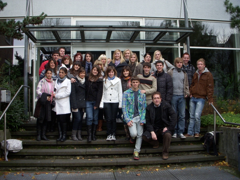 Alumnes de batxillerat de l'Acadèmia d'intercanvi a Alemanya