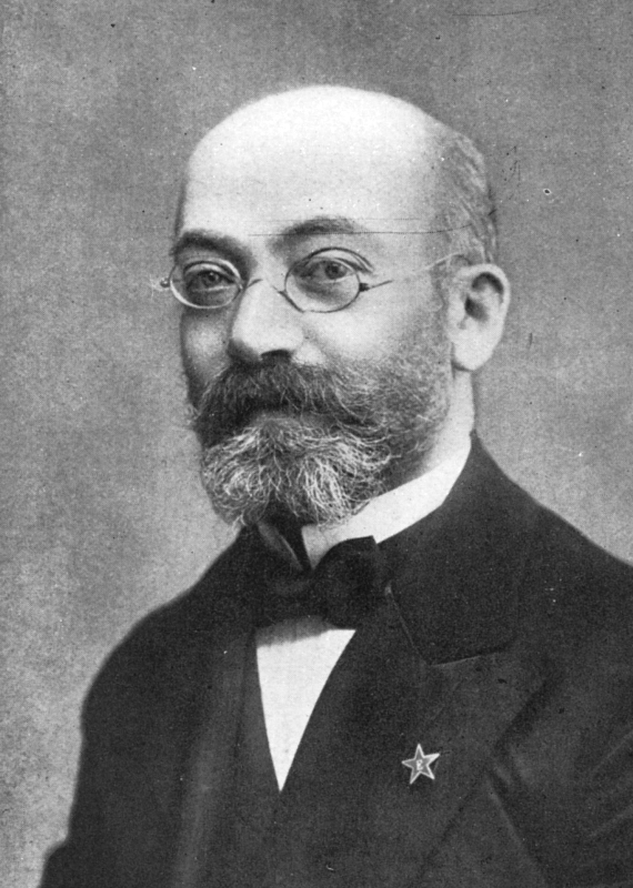 El dr. Zamenhof, creador de l'esperanto