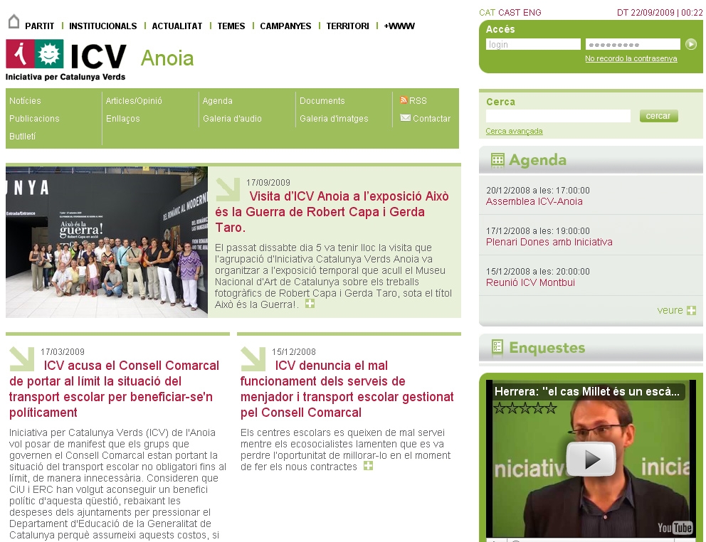 Web d'ICV Anoia
