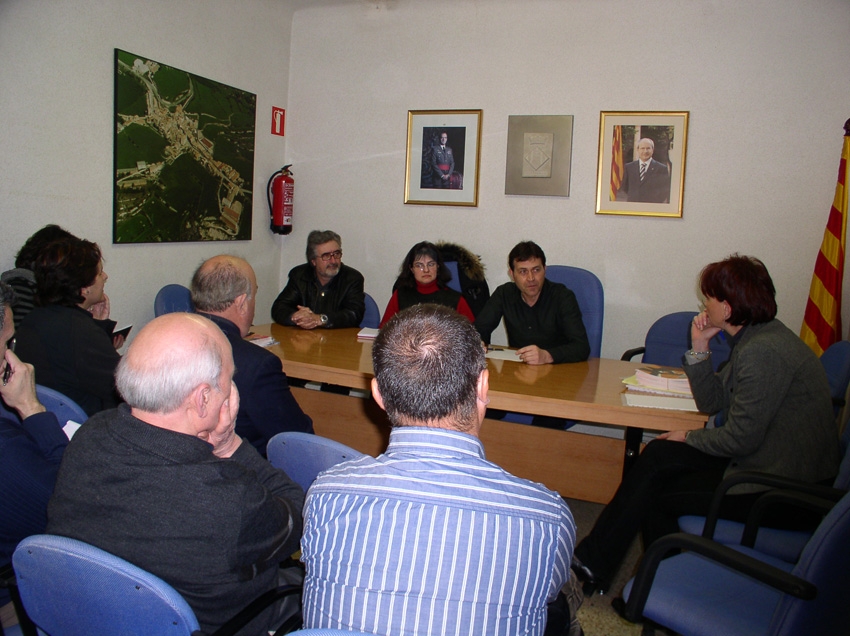 Reunió de l'associació, en una imatge d'arxiu