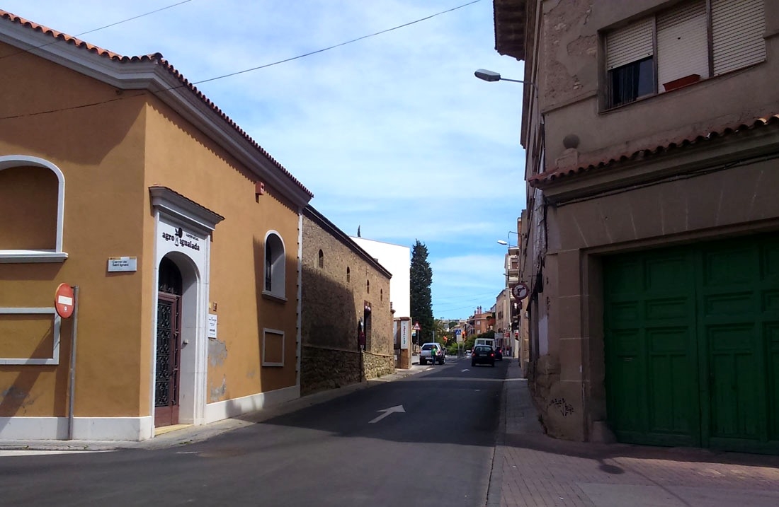 El carrer Portal, vist des del sud