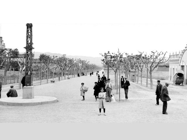Imatge antiga del Passeig Verdaguer