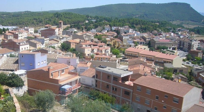 Vista del nucli d'Òdena