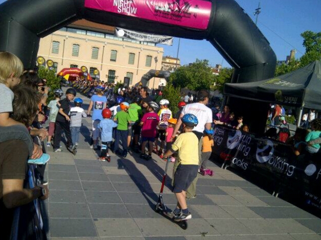 Cursa de patinets per a nens. Foto: Ajuntament d'Igualada