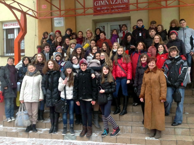 Els 4 estudiants vilanovins va estar a Blachownia