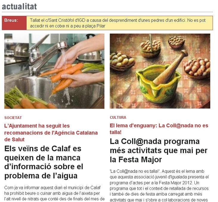 Portada de divendres 3 d'agost