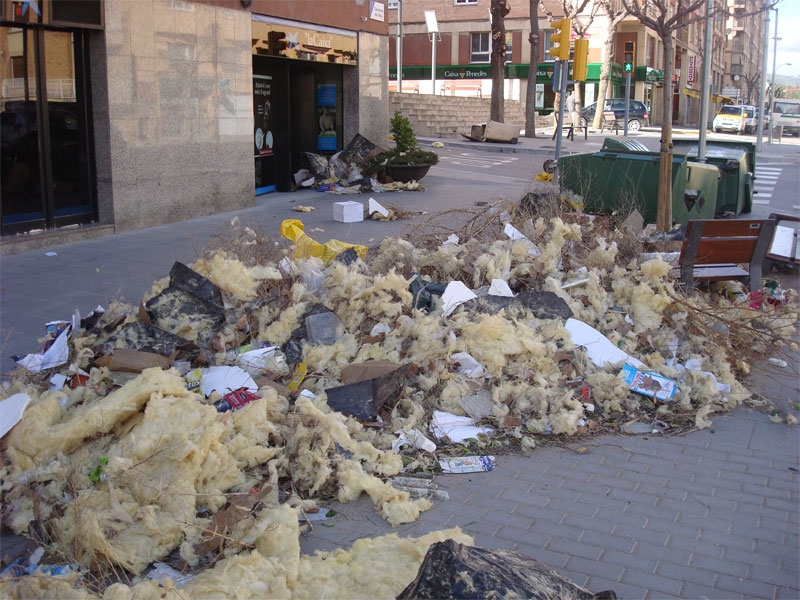 La ventada de mesos enrere va deixar destrosses arreu de la comarca