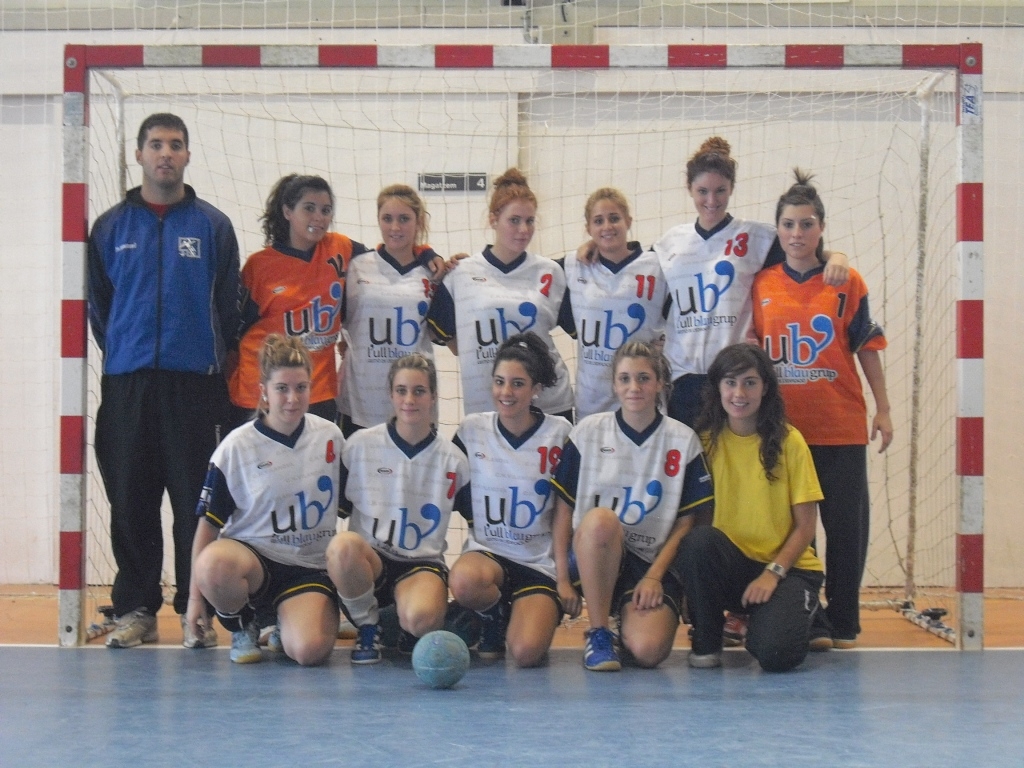 El juvenil femení del C.Handbol Vilanova