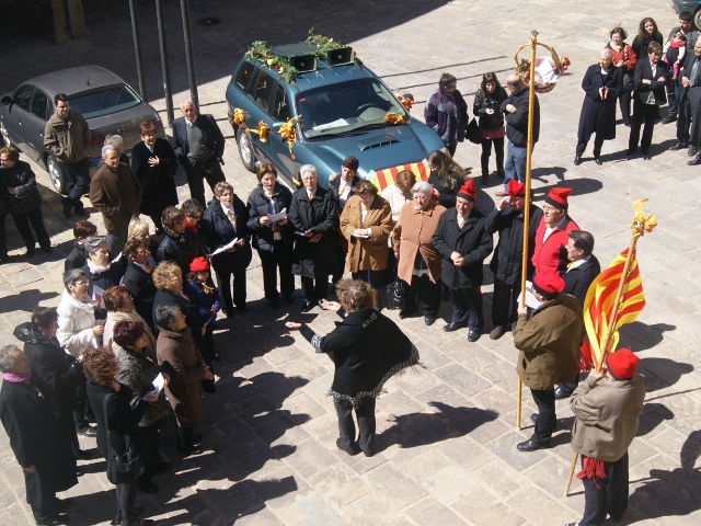 Cantada de caramelles a Calaf