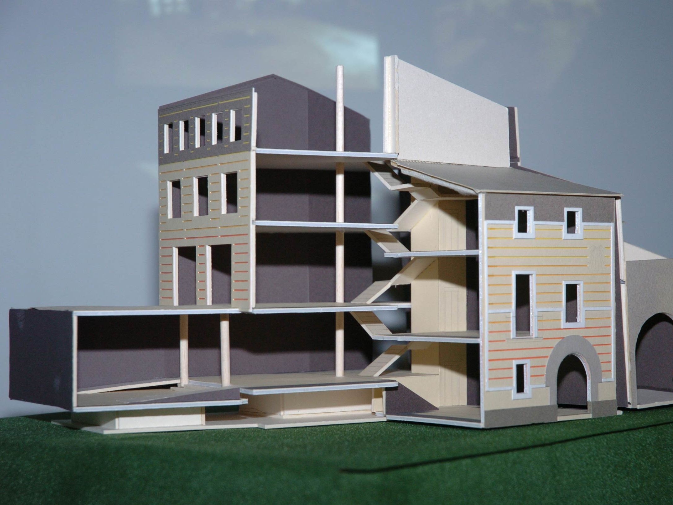 Maqueta de l'edifici