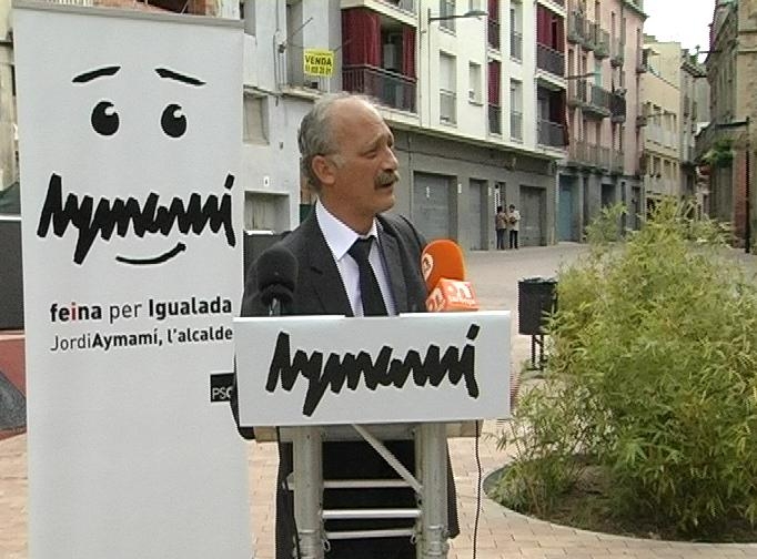 Jordi Ayamí en la roda de premsa d'aquest dilluns