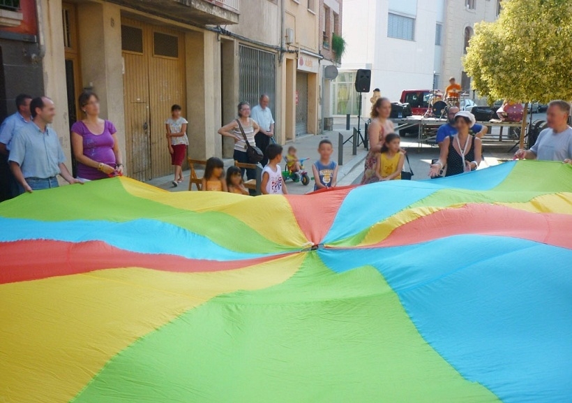 Activitat al carrer de Sant Agustí