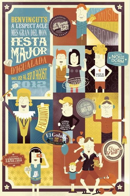 Cartell de la Festa Major d'Igualada