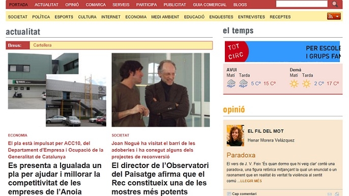 Portada de divendres