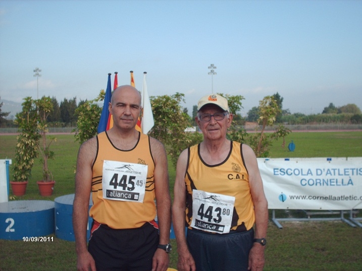 Lluís Marimon i Pedro Pulido, del CAI, als Campionats de Catalunya