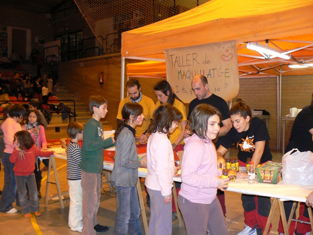 Berenar en el parc de nadal