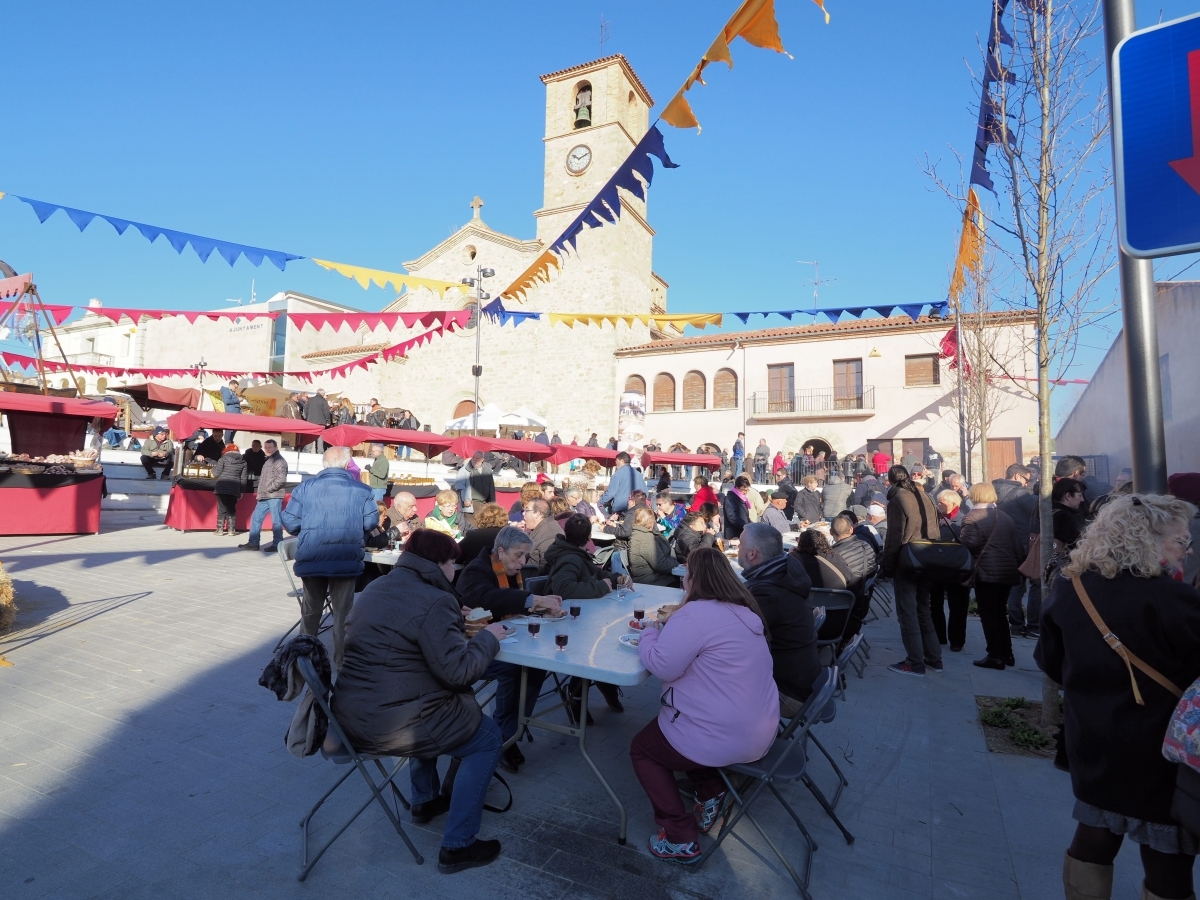 Un dels àpats que es van celebrar al nou espai