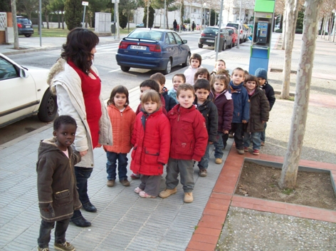 Els nens de P3 en la sortida