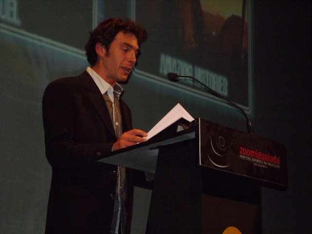 Pep Planas presentant el Festival