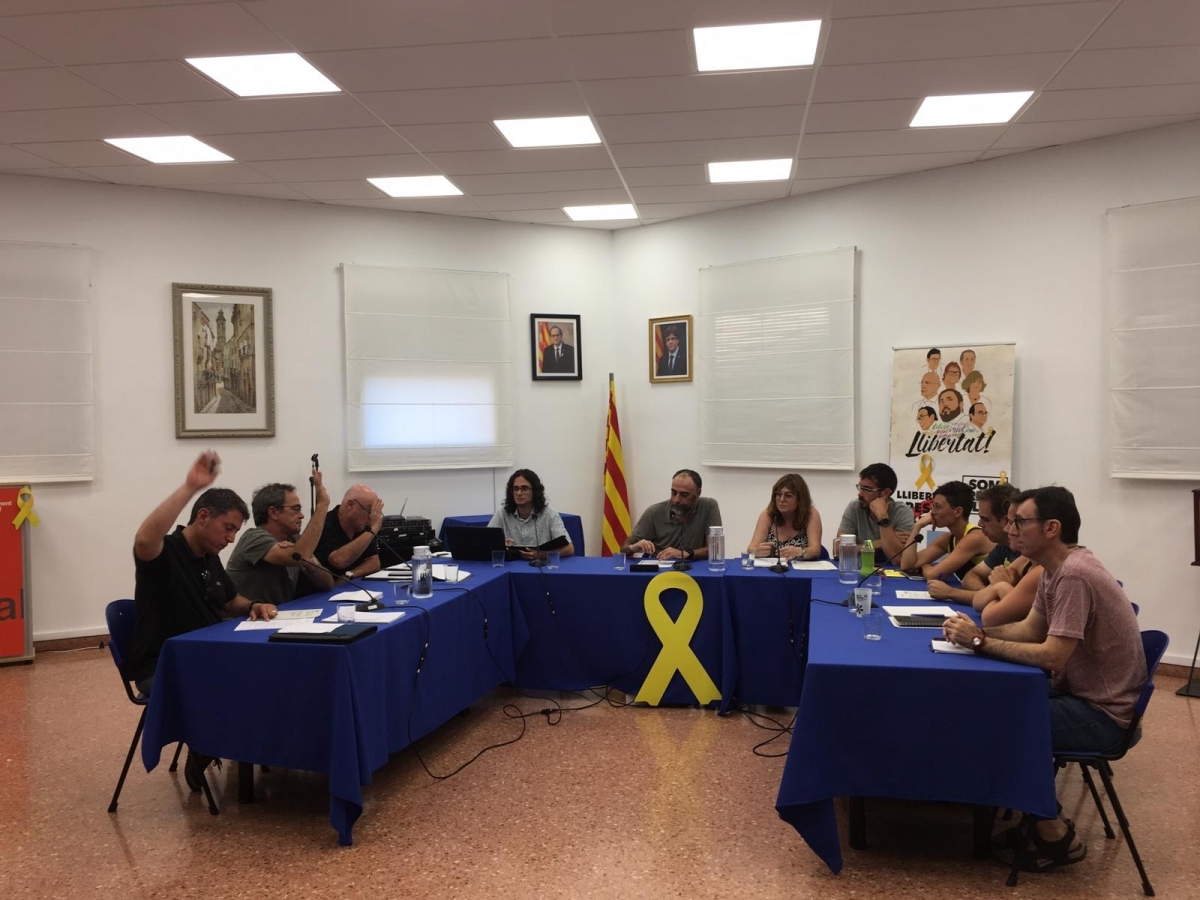 El ple de Calaf, aquest passat dilluns a la tarda