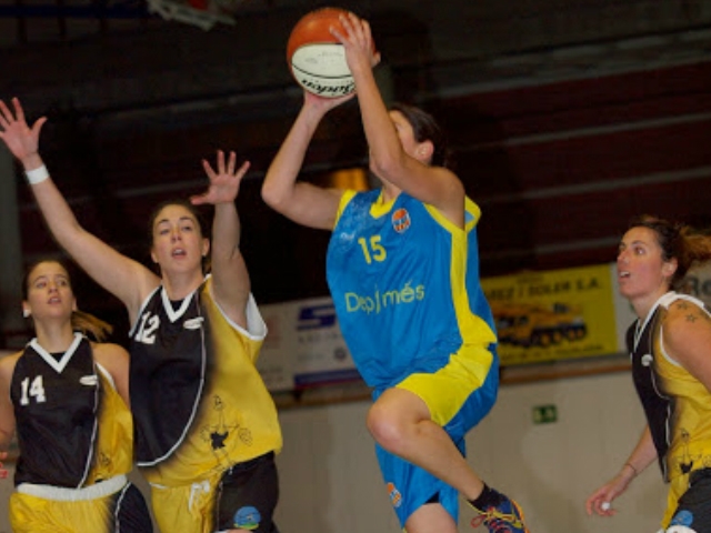 Depimés CB Igualada A contra el Bàsquet Draft Gramenet A. Foto: J Ribera Alern