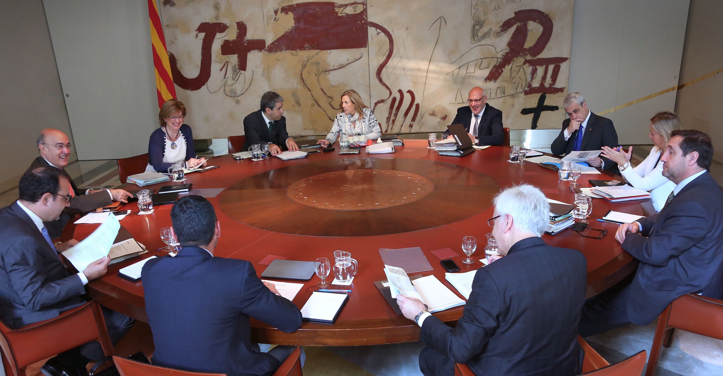 Fotografia de la reunió del Govern (Jordi Bedmar)