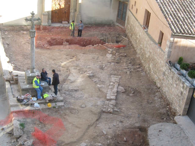 Les troballes s'han localitzat davant del santuari de la Mare de Déu del Portal