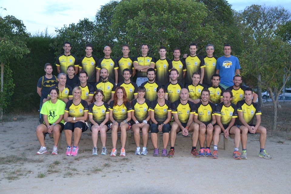 Una imatge dels triatletes del CAI