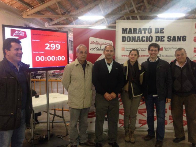 Final de la marató amb el marcador tocant als 300 donants