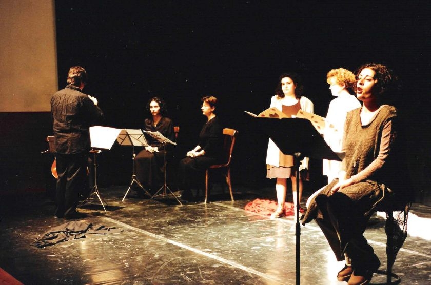 Imatge de l'espectacle de 1999 (cedida per Maribel Nogué)