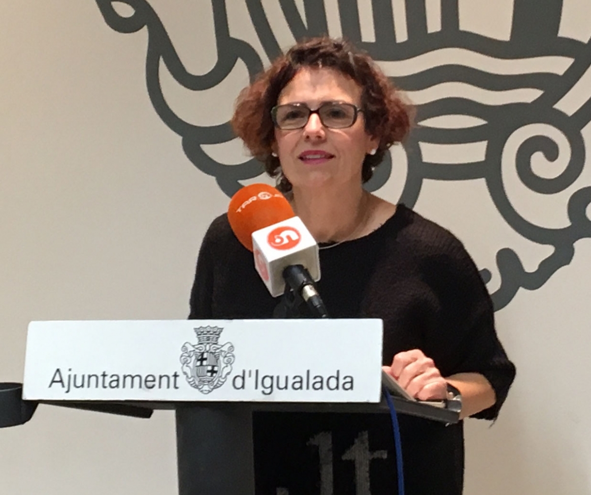 Carme Riera, tinent d’alcalde d’Acció Social de l'Ajuntament d'Igualada (Foto: Toni Cortès)