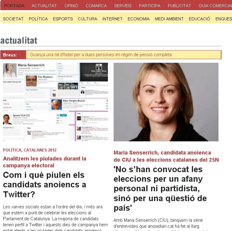 Portada de divendres, 23 de novembre